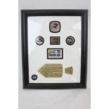 Framed & glazed Apollo 11 Plaque, 30th Anniversary by Collins and Limited to 500, frame approx 30