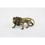 Small bronze lion model