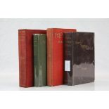 Four hard back Mark Twain books to include More Tramps Abroad published 1897, Merry Tales Eves Diary