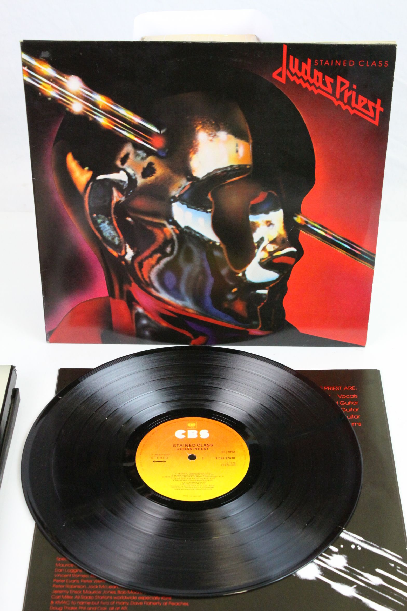 Vinyl - Judas Priest 3 LP Box Set on CBS 66357 featuring Sin After Sin, Stained Glass and Killing - Image 6 of 8