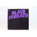Vinyl - Black Sabbath Master of Reality LP on Vertigo 6360050 in box cover, no poster, swirl