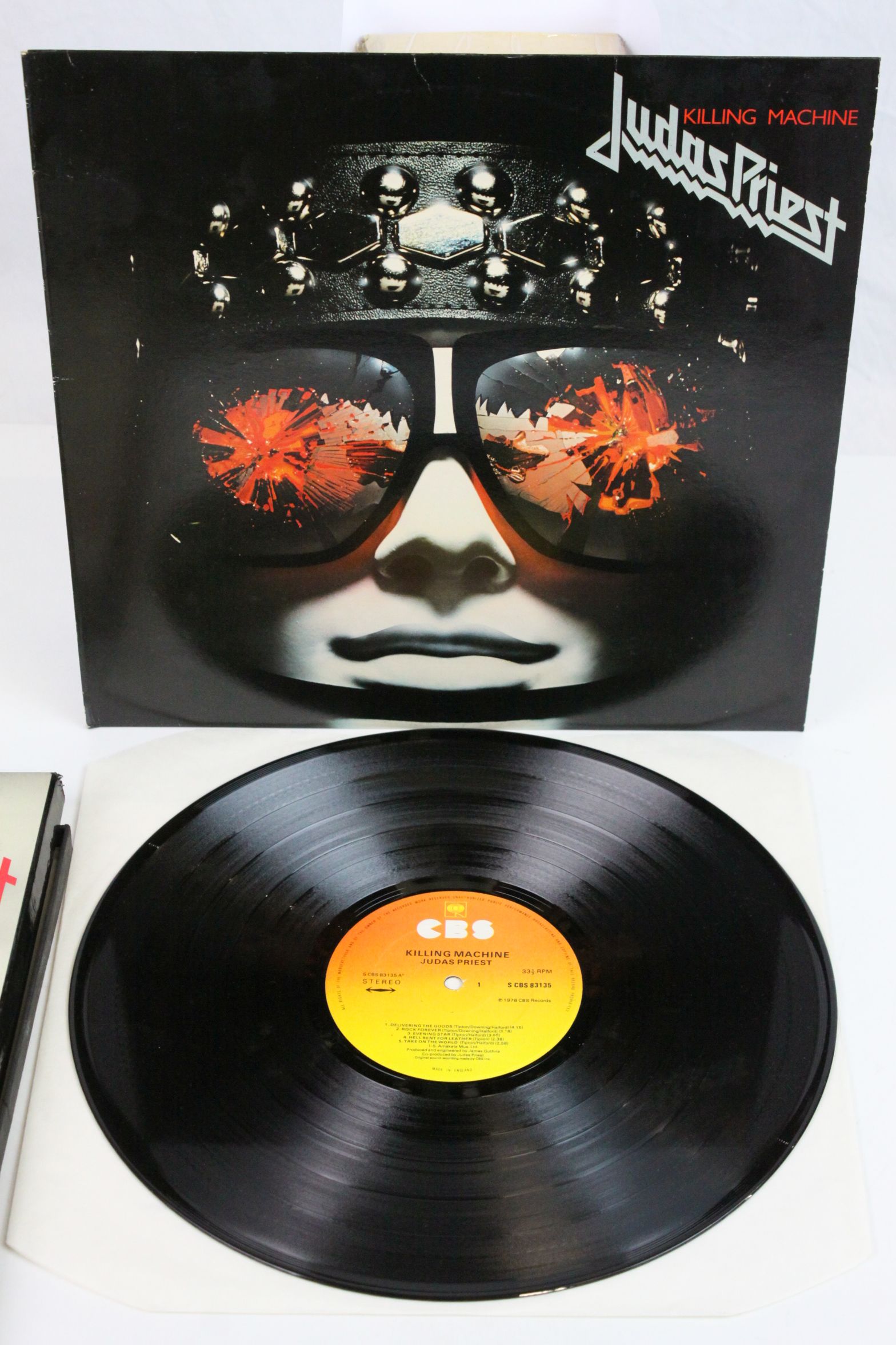 Vinyl - Judas Priest 3 LP Box Set on CBS 66357 featuring Sin After Sin, Stained Glass and Killing - Image 7 of 8