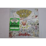 Vinyl - Green Day Dookie LP ltd edn green vinyl, vg++, sleeve gd/vg number sticker to cover 0373