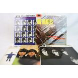 Vinyl - Five The Beatles LPs to include Please Please Me PMC1202, With The Beatles 1206, For Sale