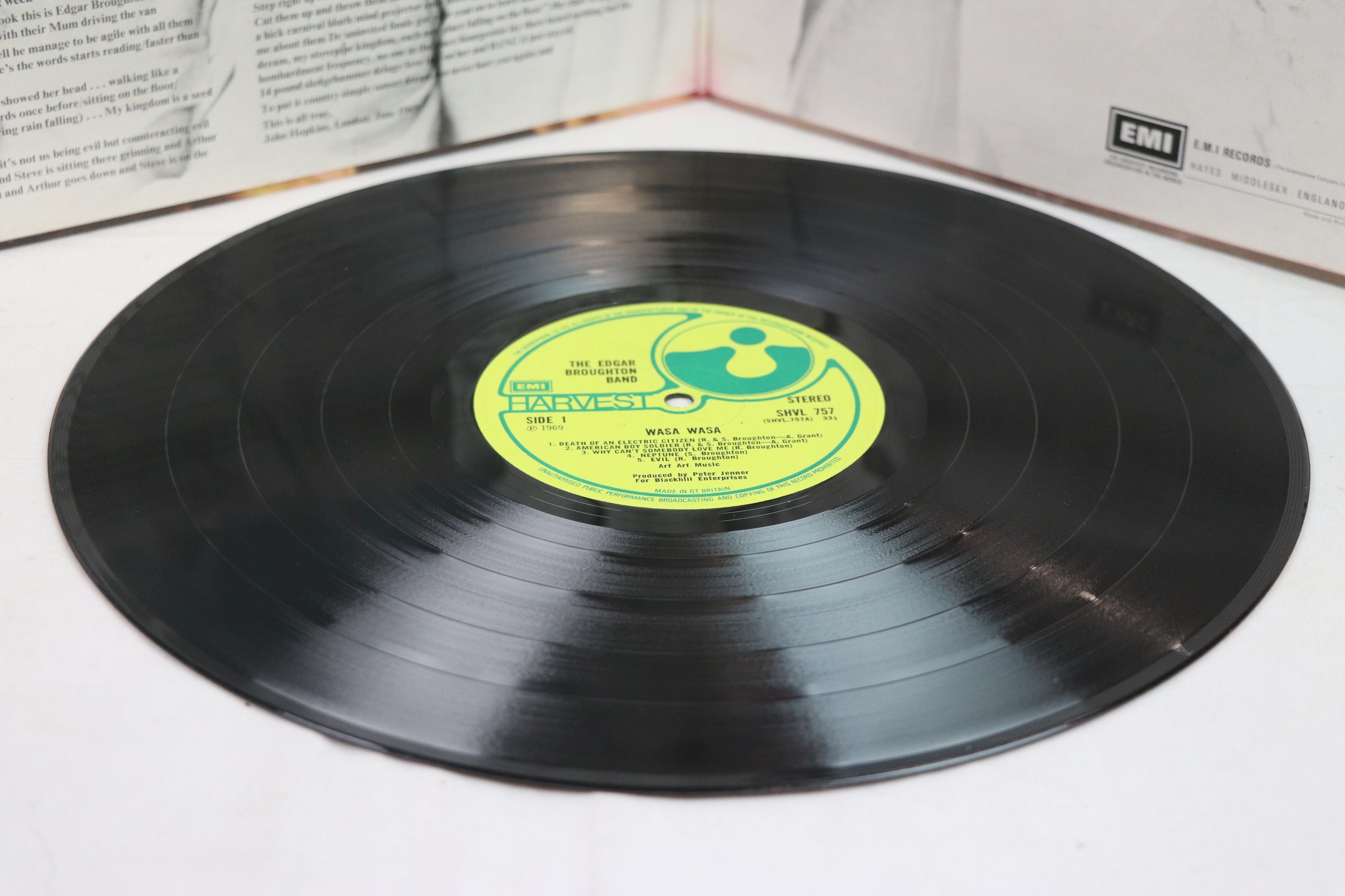 Vinyl - The Edgar Broughton Band Was Wasa LP ON Harvest SHVL757 with EMI box to label, vinyl vg++, - Image 4 of 6