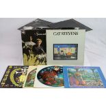 Vinyl - A collection of approximately 30 x mainly Folk LP's to include Cat Stevens, The Byrds,