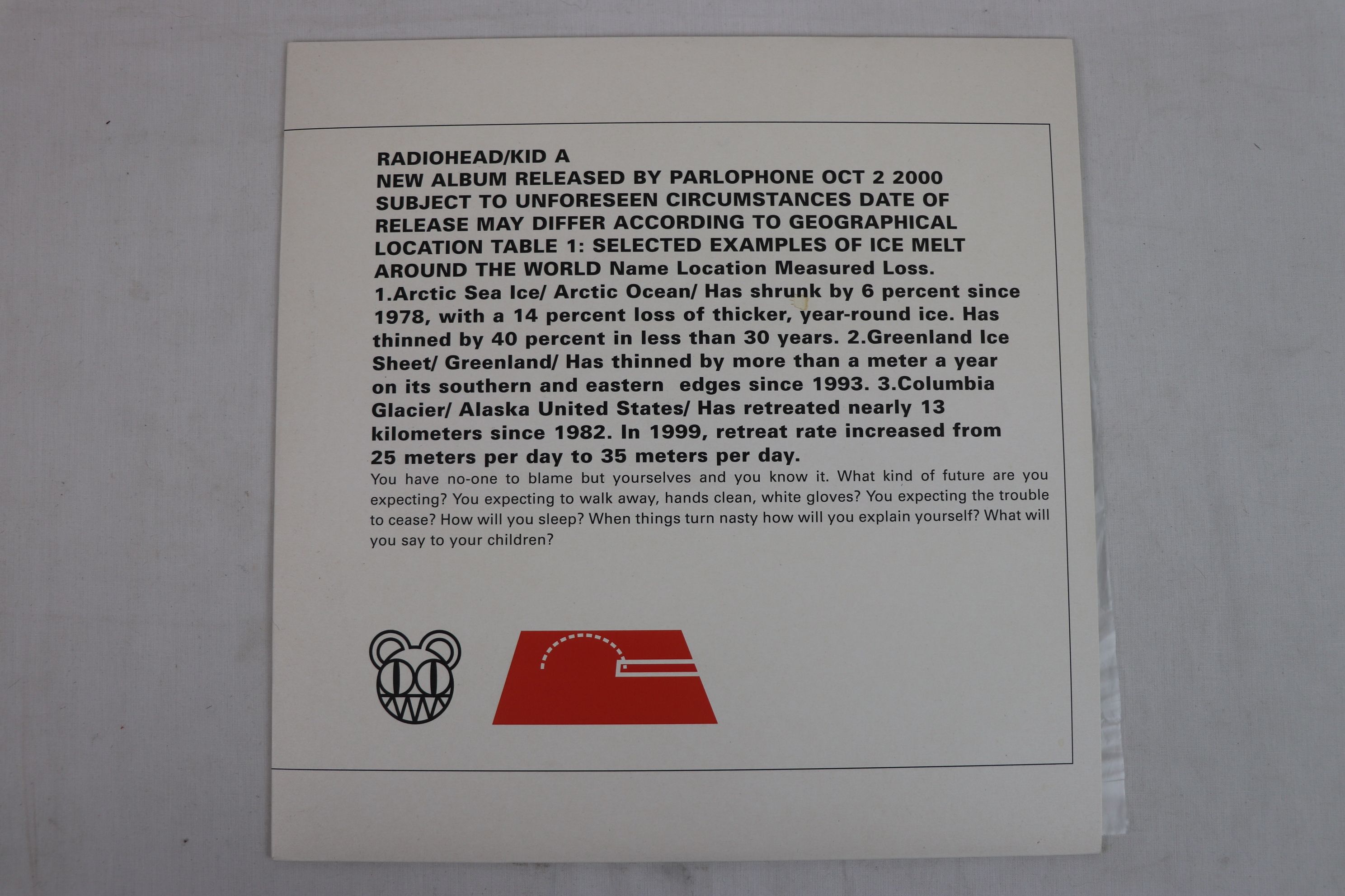 Vinyl - Radiohead Idioteque test pressing on Parlophone 12KIDA6 vg++ - Image 2 of 5