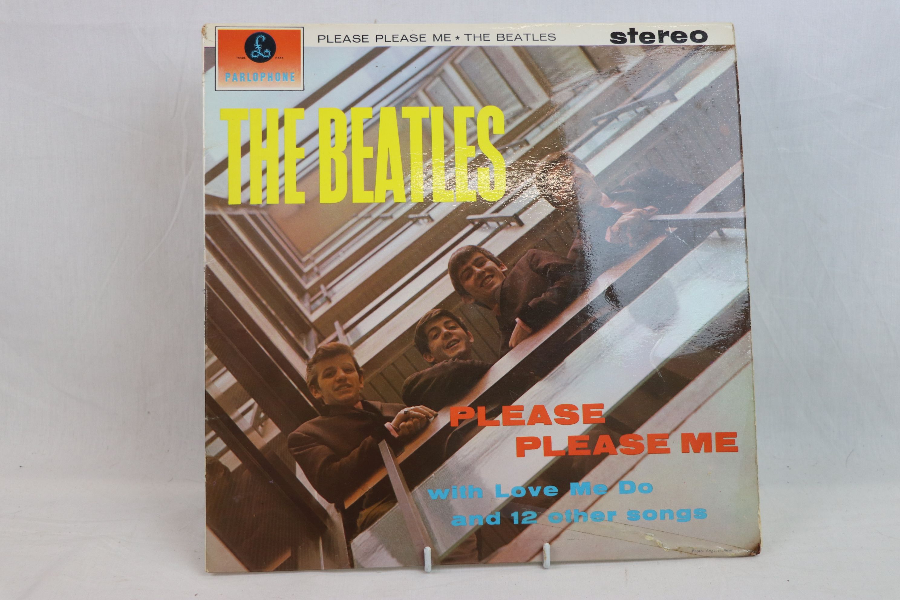 Vinyl - The Beatles Please Please Me PCS3042 yellow and black label, stereo, 33 1/3 rpm to label,