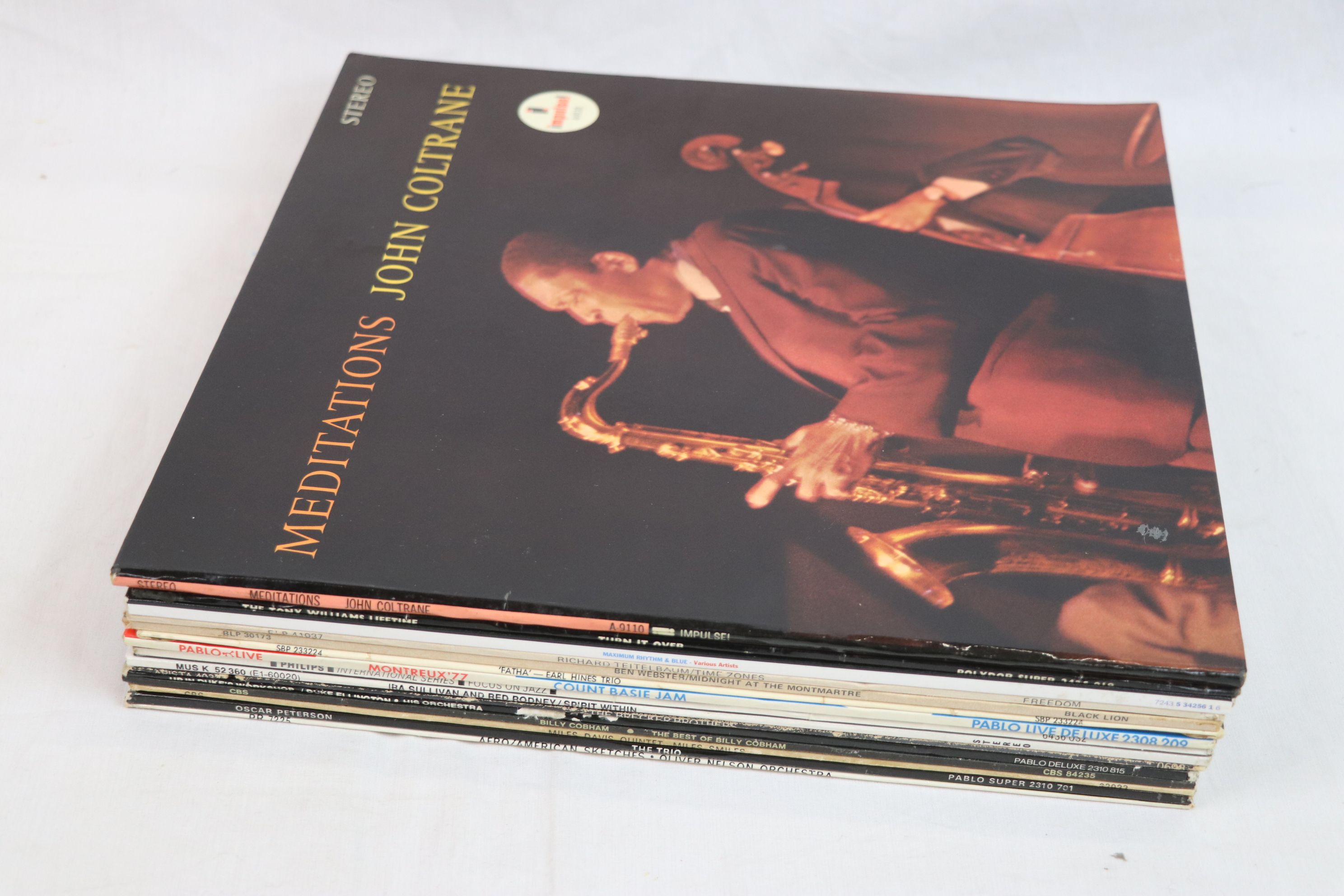 Vinyl - Collection of 15 x Jazz vinyl LP's to include Meditations - John Coltrane (Impulse A-