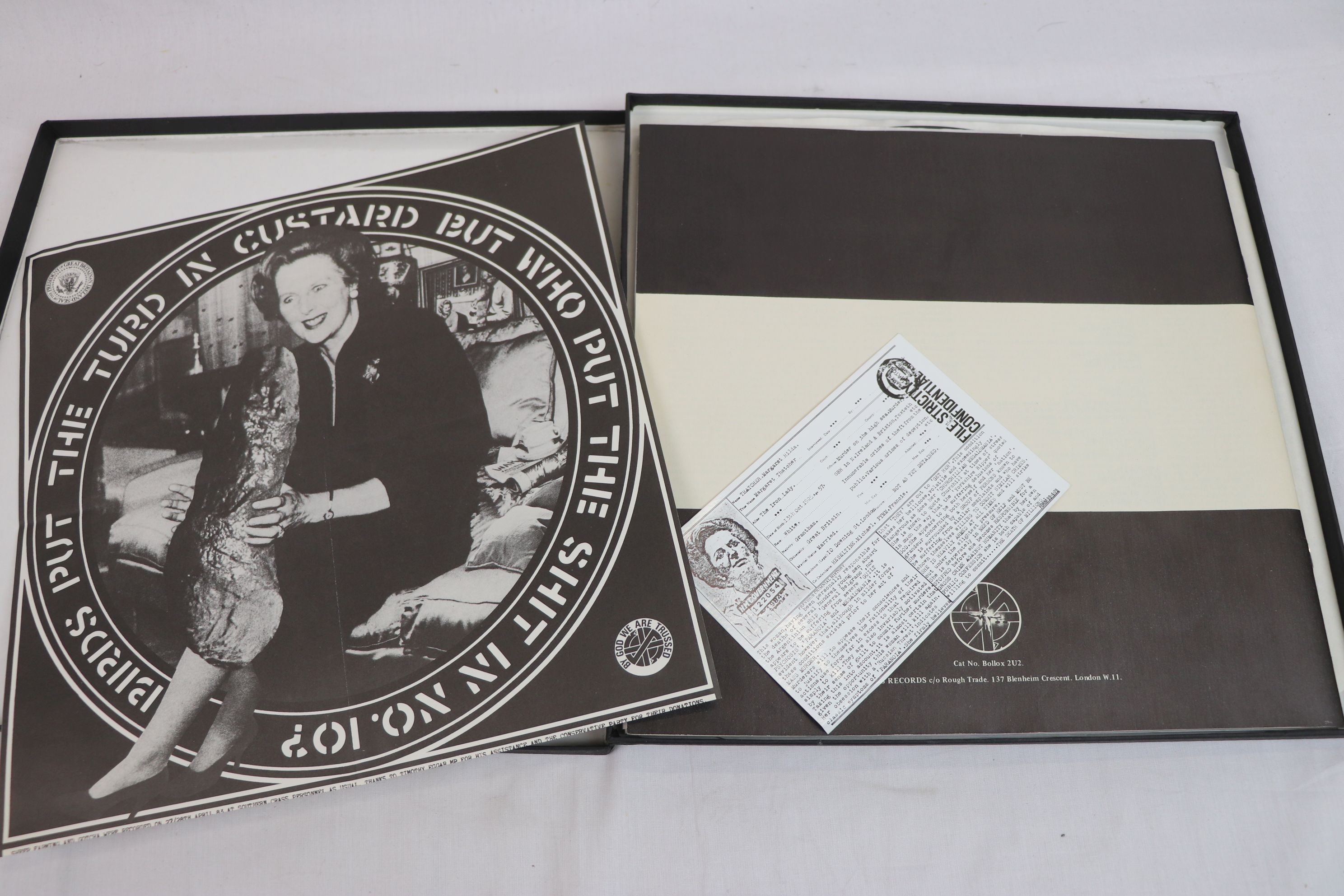 Vinyl - CRASS - Christ-The Album vinyl LP Box Set, complete with booklet , poster & postcard (BOLLOX - Image 5 of 5