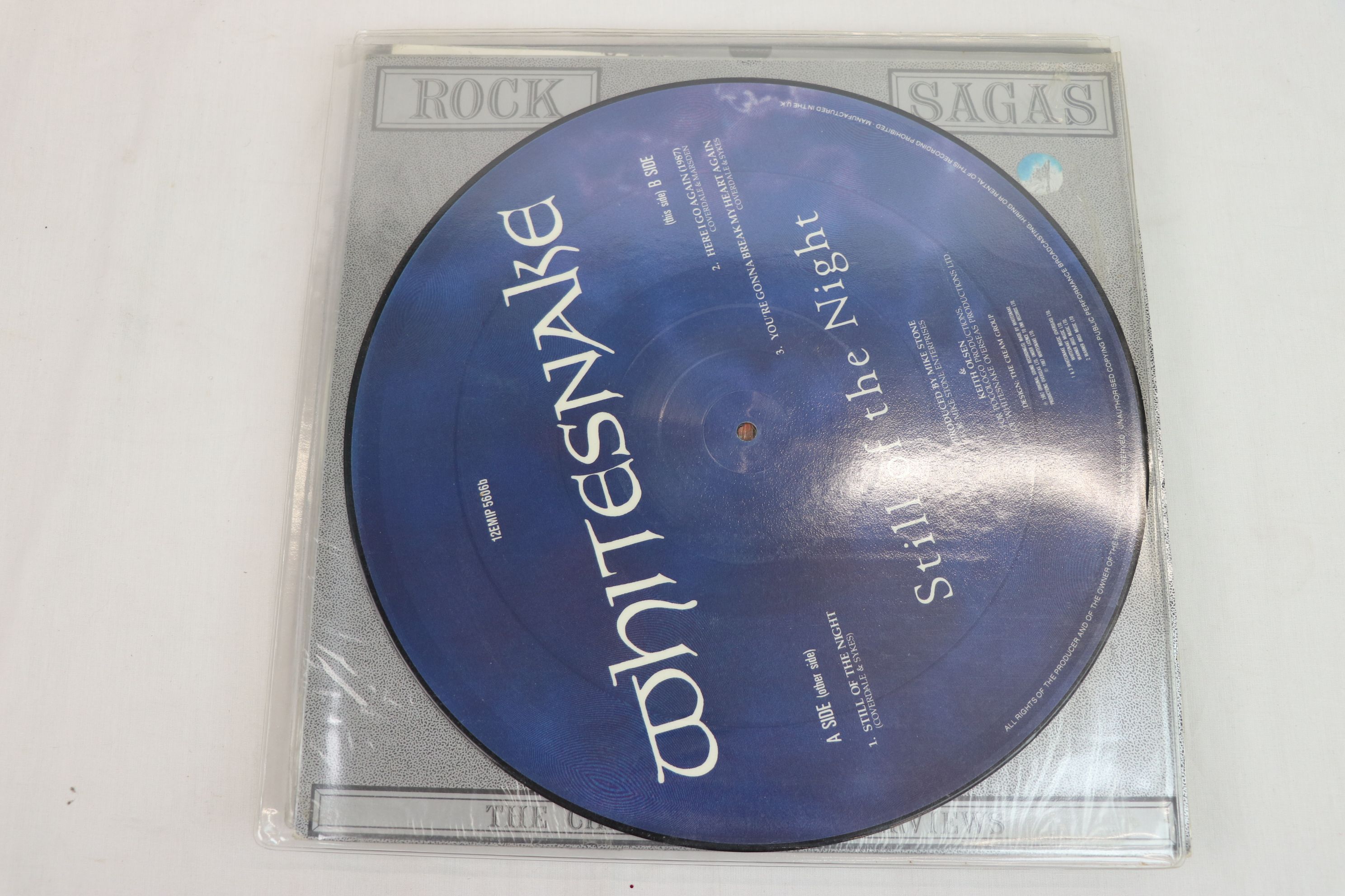 Vinyl - Collection of 11 x Whitesnake vinyl Records to include Now You're Gone shaped picture disc - Image 5 of 13