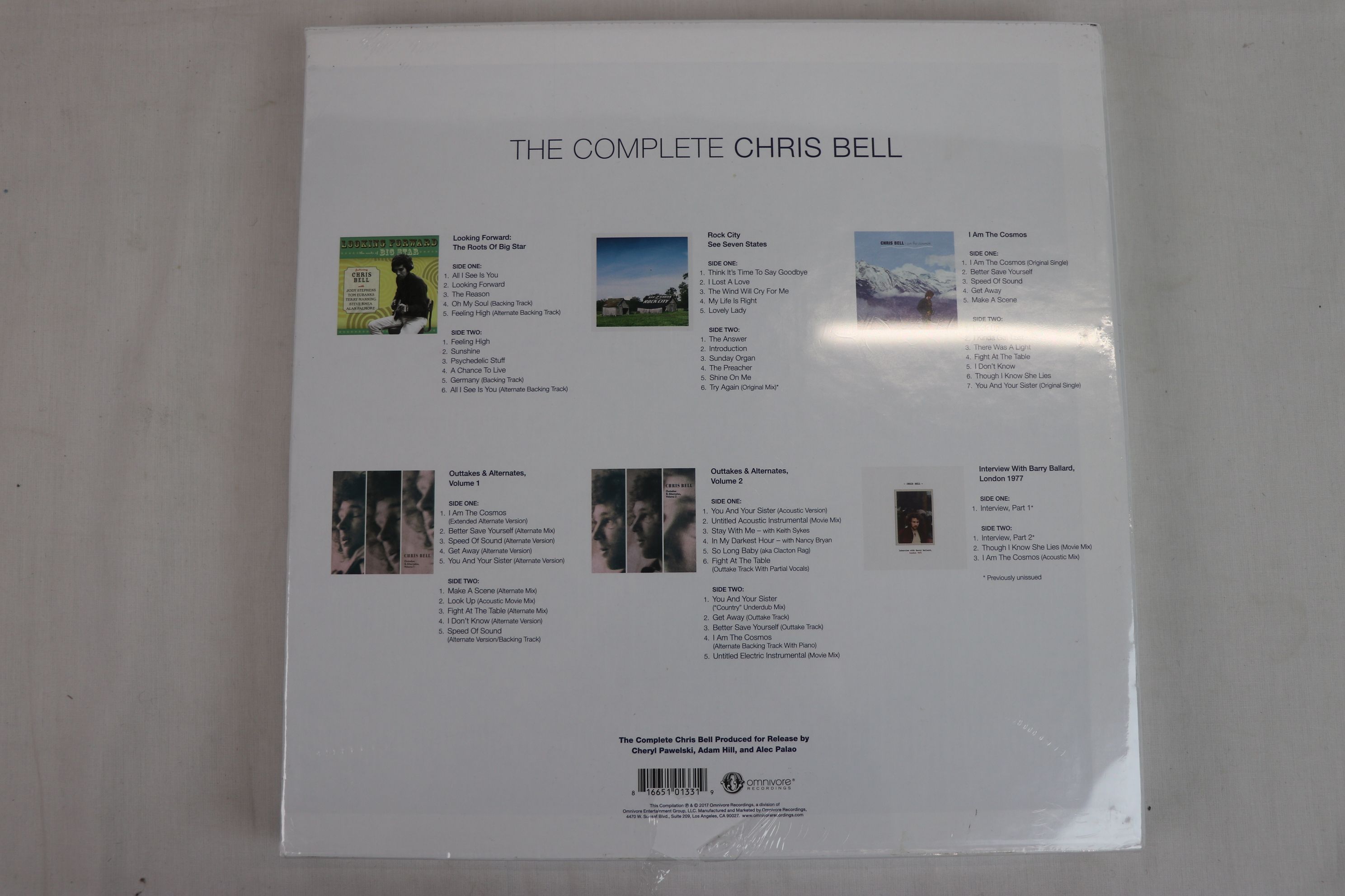 Vinyl - Chris Bell - The Complete on Omnivor records. A limited 6 x LP box set of the complete - Image 4 of 4