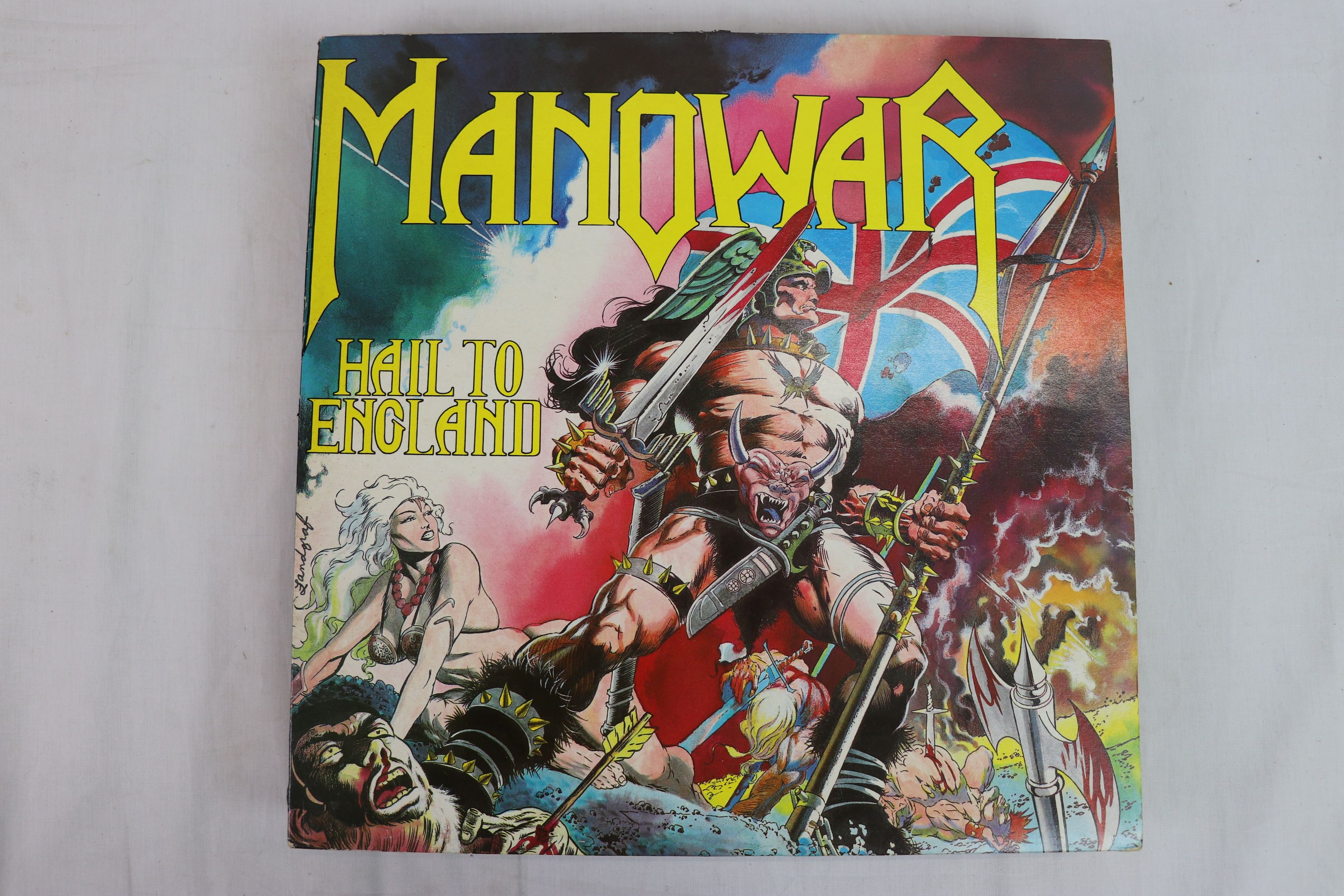 Vinyl - Collection of 15 x Heavy Metal vinyl LP's to include Manowar - Hail To England, Manowar - - Image 3 of 17