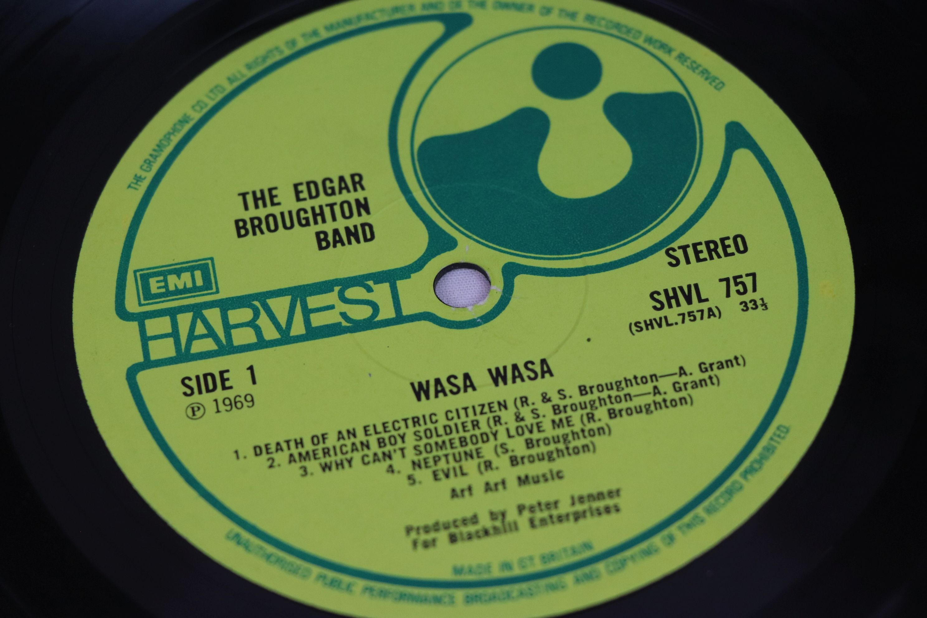 Vinyl - The Edgar Broughton Band Was Wasa LP ON Harvest SHVL757 with EMI box to label, vinyl vg++, - Image 5 of 6