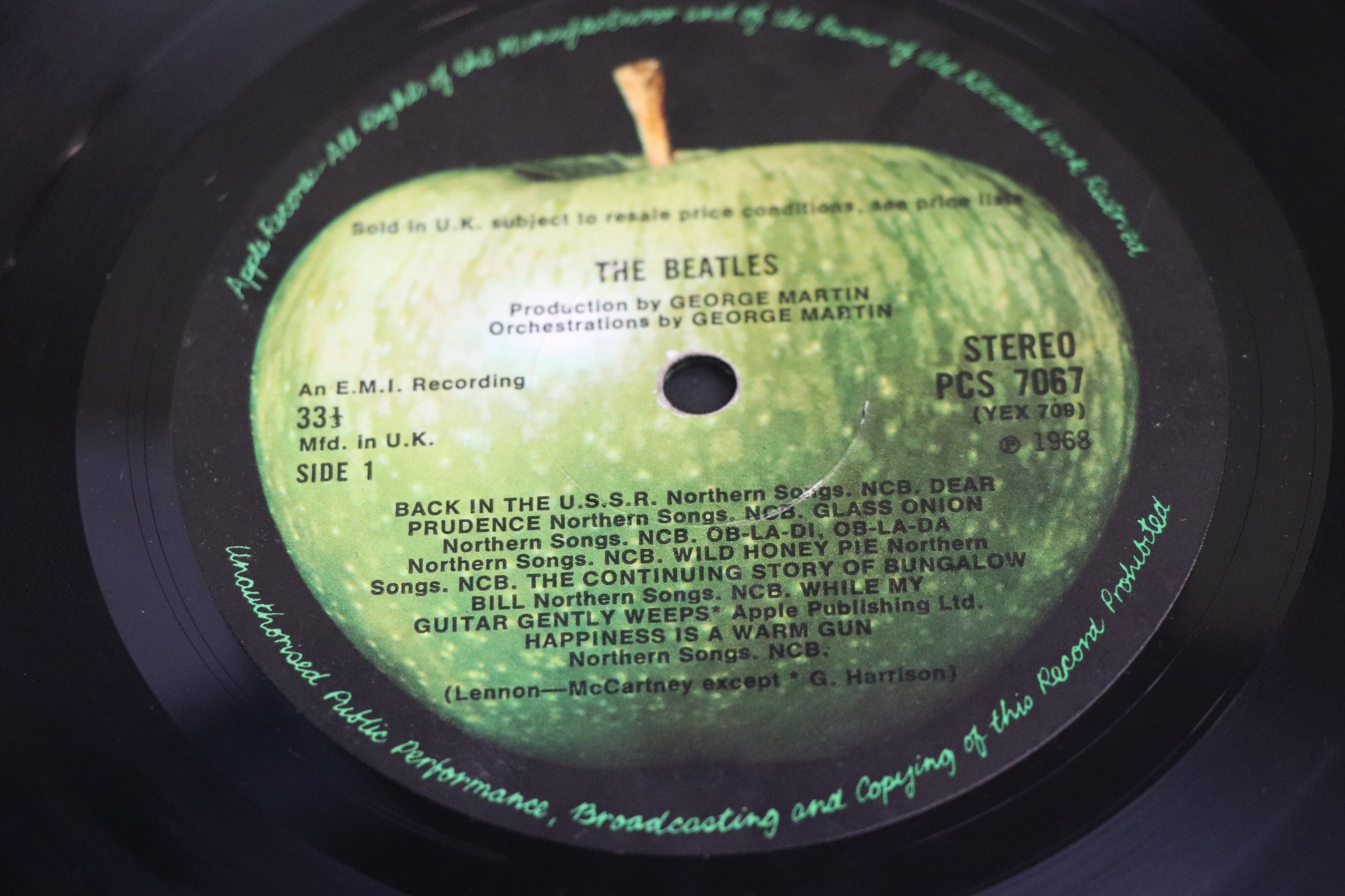 Vinyl - The Beatles White Album Stereo on Apple PCS7068 numbered 0483679, top opener, vinyl vg++, - Image 5 of 7