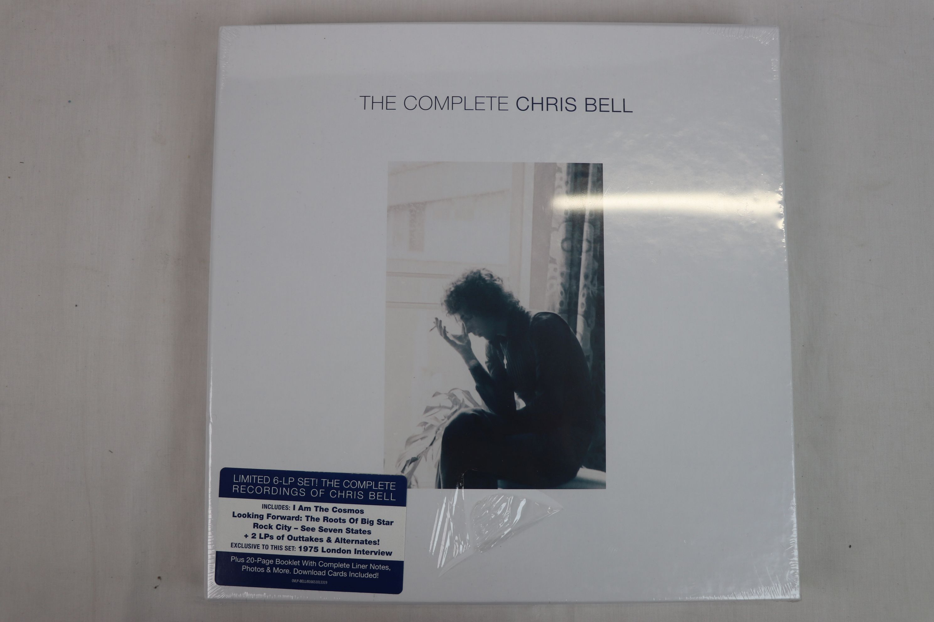 Vinyl - Chris Bell - The Complete on Omnivor records. A limited 6 x LP box set of the complete