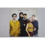 Vinyl - Pulp His 'n; Hers LP on Island ILPS8025 vinyl gd with a non feelable scratches, sleeves vg