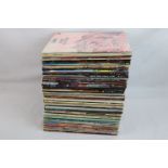 Vinyl - Approximately 90 x mainly Rock vinyl LP's to include Led Zeppelin, Jimi Hendrix, Caravan,