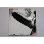 Vinyl - Led Zeppelin - Led Zeppelin vinyl LP, 2nd pressing with orange sleeve lettering, red and