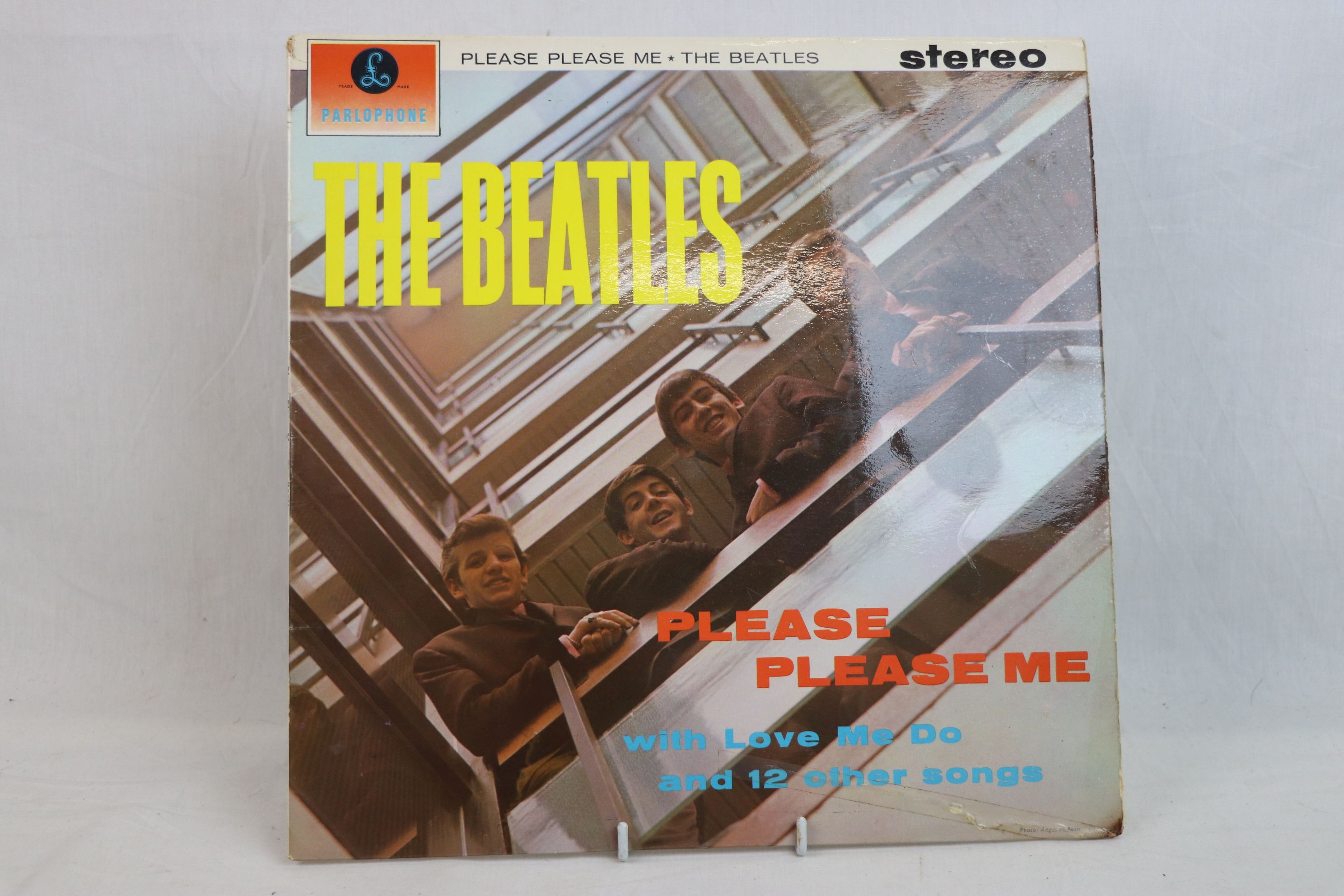 Vinyl - The Beatles Please Please Me PCS3042 yellow and black label, stereo, 33 1/3 rpm to label, - Image 2 of 10