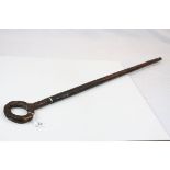 Antique leather bound sword stick