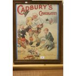 Vintage Cadbury chocolate advertising sign