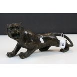 Bronze Japanese Meiji period tiger