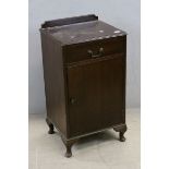 Mahogany Music Cabinet, 46cms wide