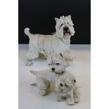 Two Country Artists models of Highland Terriers to include a "Breed Apart" example approx 26cm long