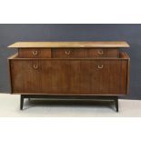 E. Gomme G-Plan, Mid 20th century Teak Librenza Sideboard comprising Three Drawers over Cupboard