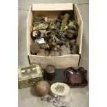 Box of collectable metalware