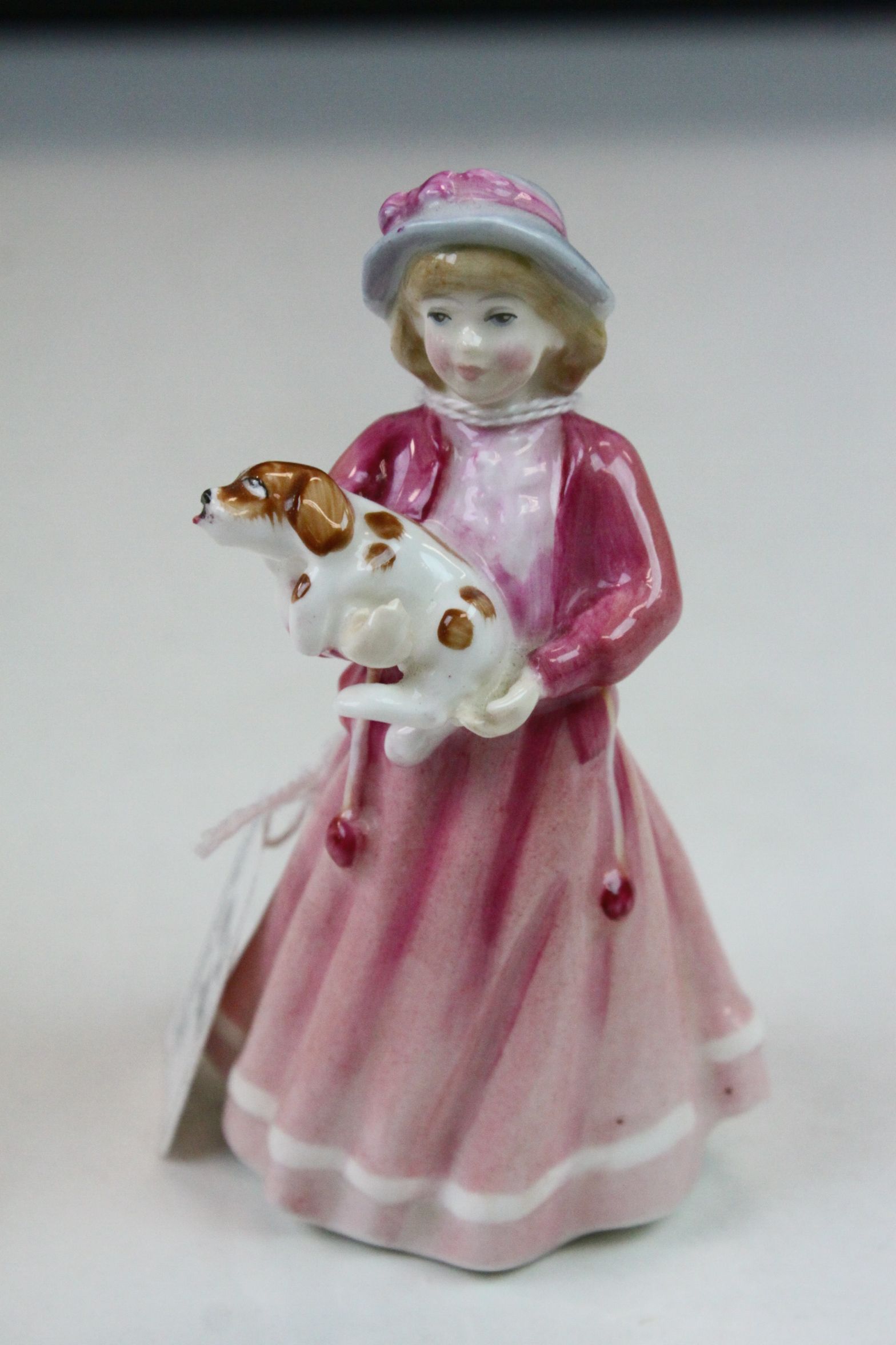 Four Royal Doulton ceramic figurines to include; Lavinia HN1955, Top O' the Hill HN3499, My First - Image 8 of 9