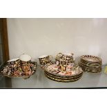 Royal Crown Derby part Dinner & tea service, Imari pattern & numbered 2451 to base