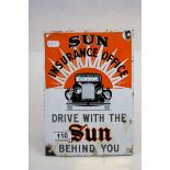 Sun Insurance office enamel sign