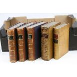 Selection of antique books, to include 3 volumes of Harmsworth Self Educator, Works of Henry