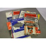 Small collection of vintage Football programmes, mainly 1950's to include Arsenal, Swindon,