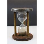 Large Egg Timer made from a 19th century Wooden Mill Bobbin, 24cms high