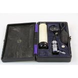 Keeler cased otoscope, K.12.940, with three attachments