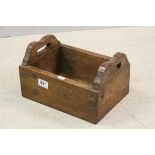 Vintage pine trug