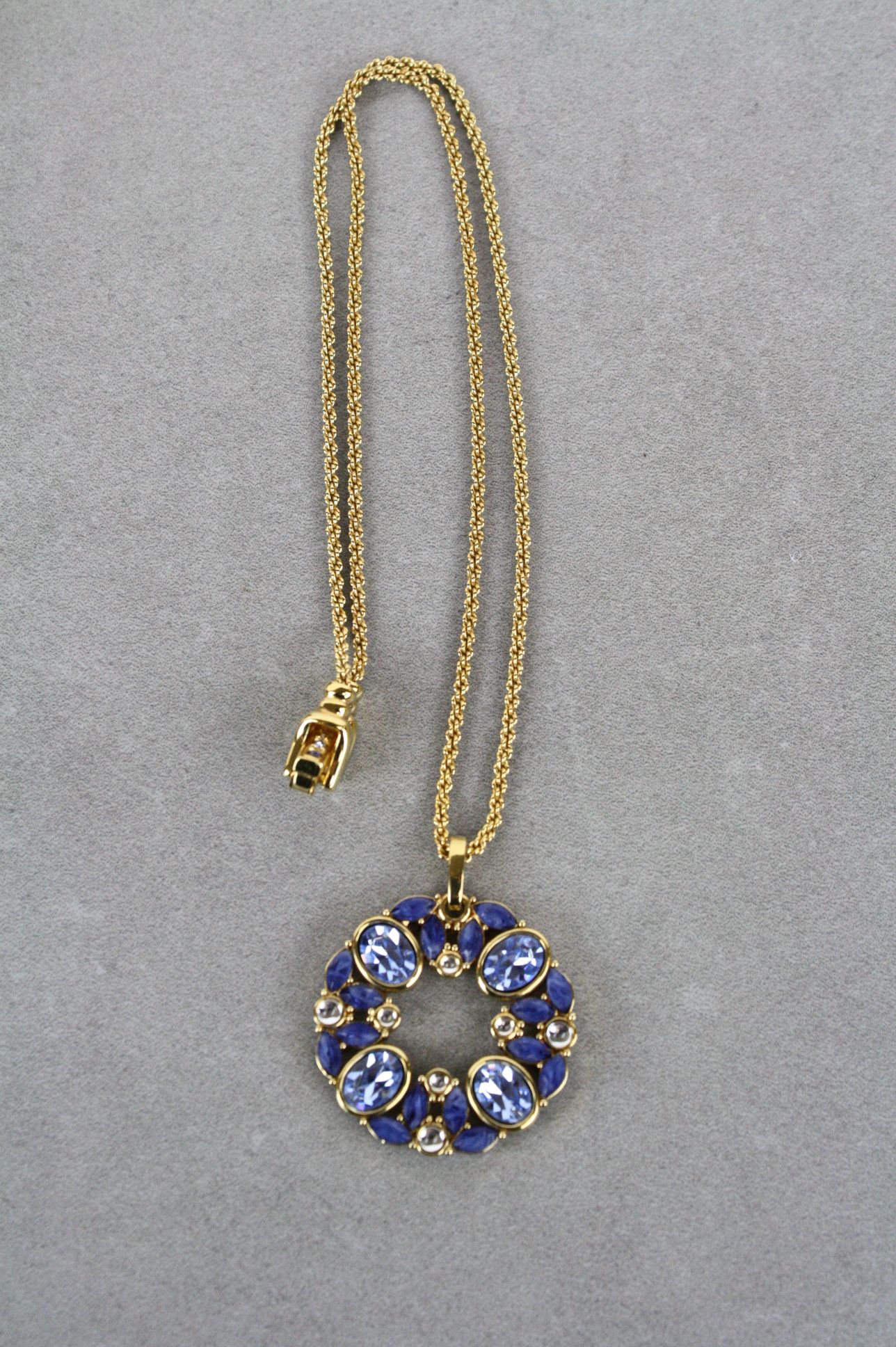 Swarovski chain and multi stone pendant - Image 3 of 4