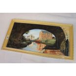 Harley Crossley, 20th century oil painting, canal scene, titled verso Audlem Mill, signed and