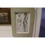 David Smith R.E 1920-1999 monochrome watercolour study of nude females