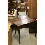 *19th century Oak Tea Table with Frieze Drawer, 87cms wide x 74cms high ***Please note that VAT is