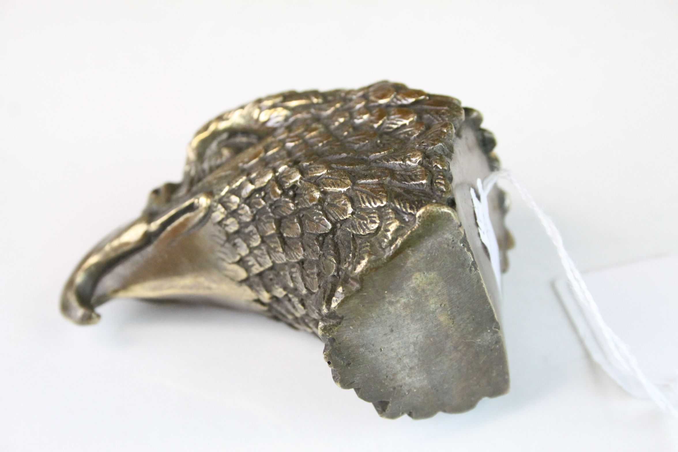 Bronze brass eagle paper weight - Image 3 of 3