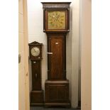 *JOHN STANYER NANTWICH, English Oak Eight Day Longcase Clock, the thirteen inch square brass dial