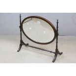 *19th century Mahogany Oval Swing Dressing Table Mirror ***Please note that VAT is applicable to the