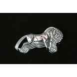 Silver three dimentional horse brooch