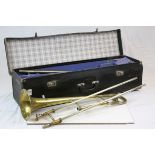 Cased Boosey & hawkes "Lafleur" Trombone