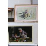 David Shepherd limited edition print "Grannies Kitchen", 929/1500 signed in pencil, dimensions