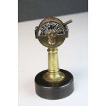 Early 20th century Mechan Ltd cigar/cheroot cutter in the form of a ship's telegraph